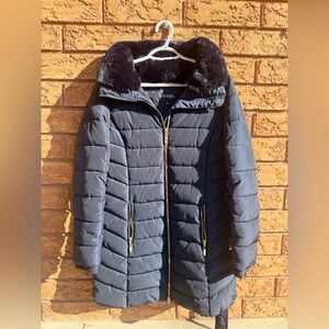 George Navy‎ Belted Puffer Coat
